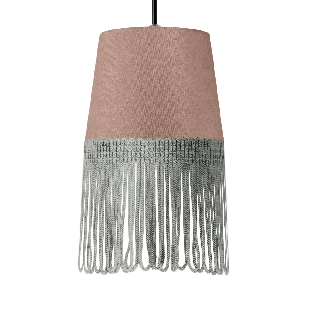 Lampe interiør alcantara puderpink - Grå - KJoF - 5cm - 