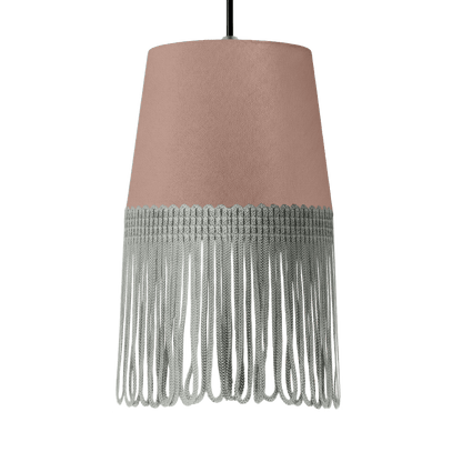 Lampe interiør alcantara puderpink - Grå - KJoF - 5cm - 