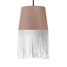 Lampe interiør alcantara puderpink - Hvid - KJoF - 5cm - 