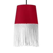 Lampe interiør alcantara rød - Hvid - KJoF - 5cm - 