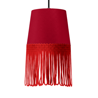 Lampe interiør alcantara rød - Rød - KJoF - 5cm - 