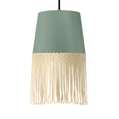 Lampe interiør alcantara salvie grøn - Beige - KJoF - 5cm - 