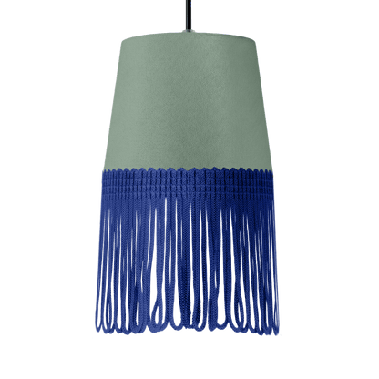 Lampe interiør alcantara salvie grøn - Blå - KJoF - 5cm - 