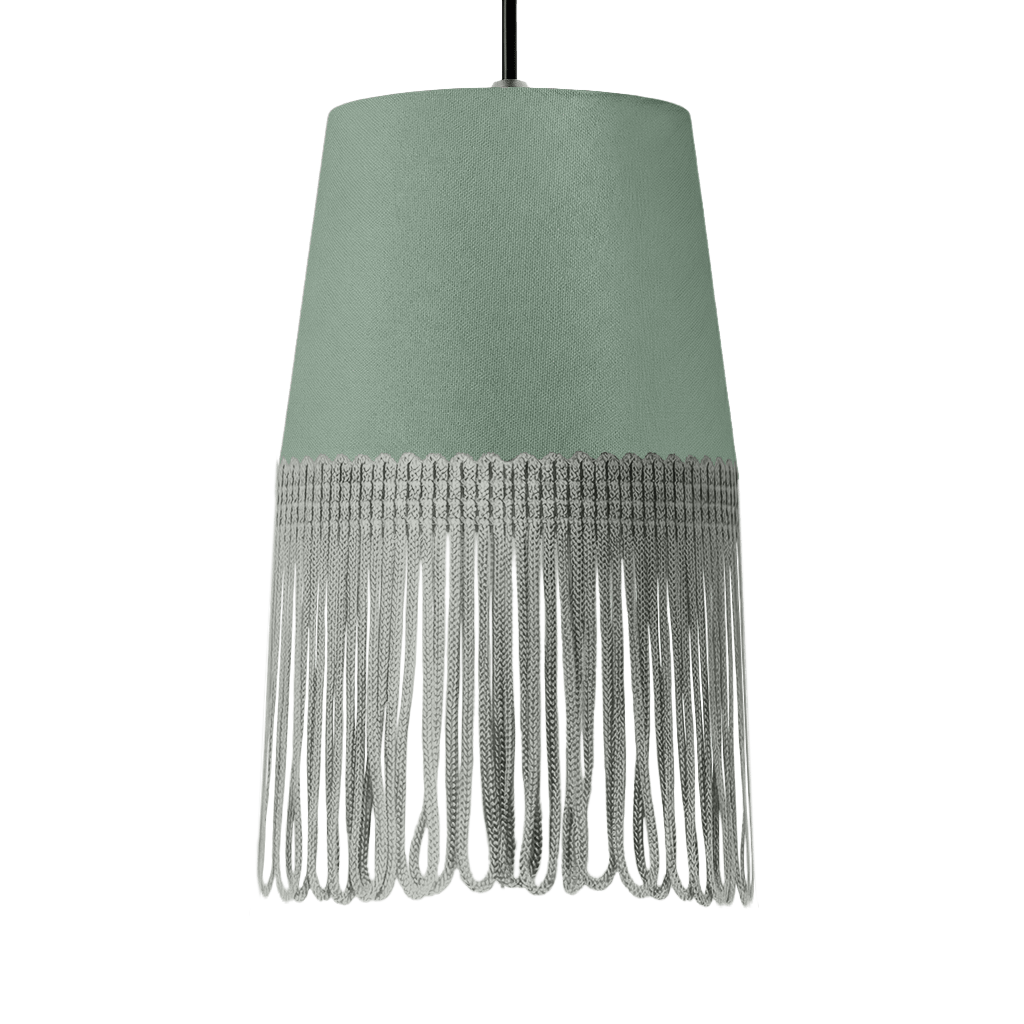 Lampe interiør alcantara salvie grøn - Grå - KJoF - 5cm - 