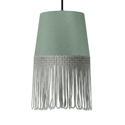 Lampe interiør alcantara salvie grøn - Grå - KJoF - 5cm - 