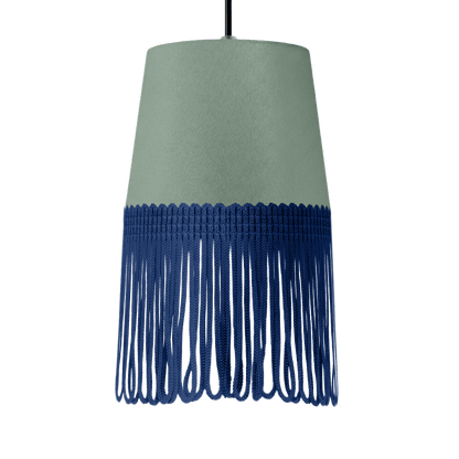Lampe interiør alcantara salvie grøn - Mørkeblå - KJoF - 5cm - 