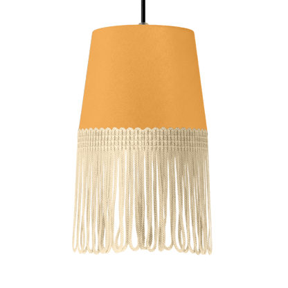 Lampe interiør alcantara sennepsgul - Beige - KJoF - 5cm - 