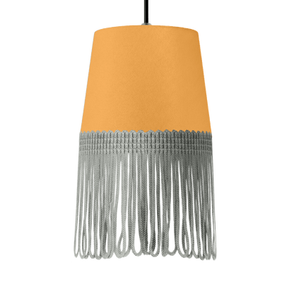Lampe interiør alcantara sennepsgul - Grå - KJoF - 5cm - 
