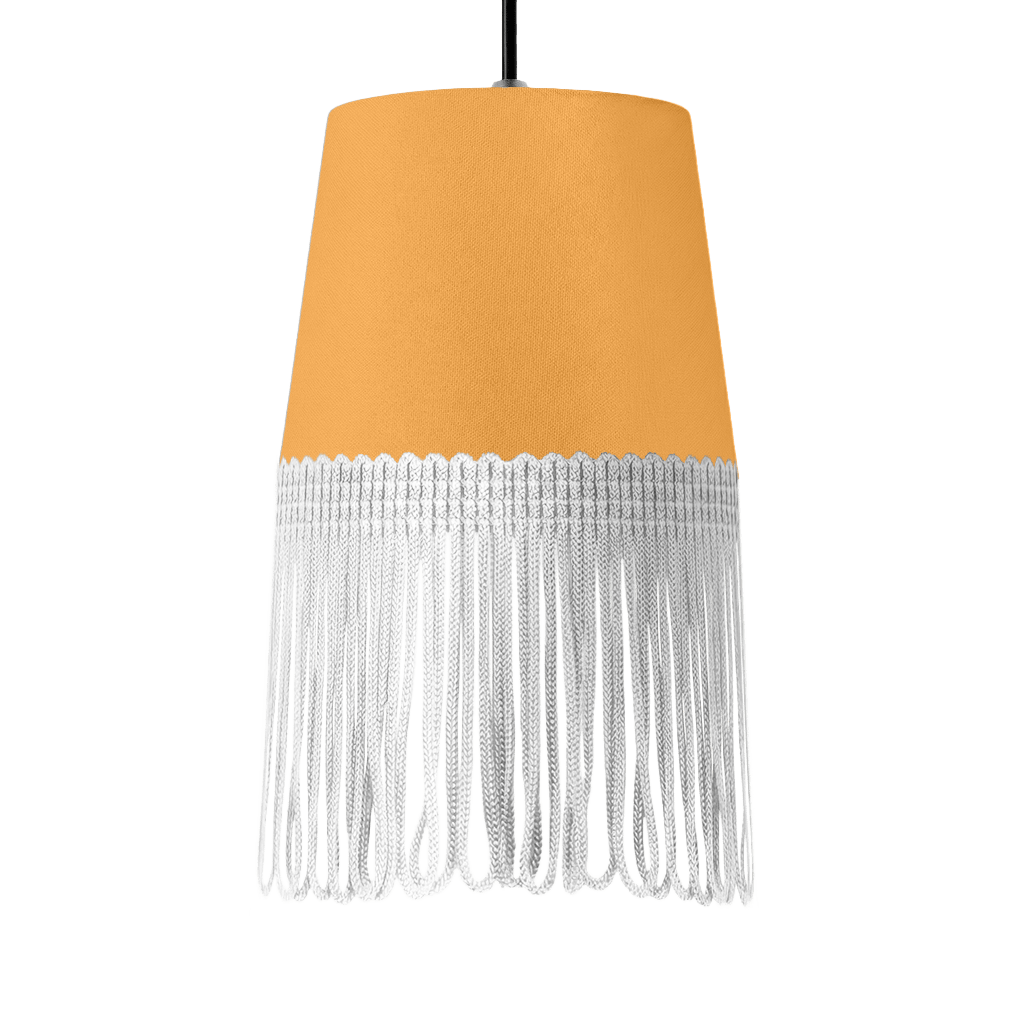 Lampe interiør alcantara sennepsgul - Hvid - KJoF - 5cm - 