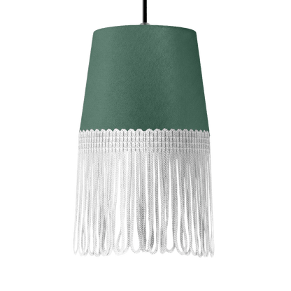 Lampe interiør alcantara skovgrøn - Hvid - KJoF - 5cm - 