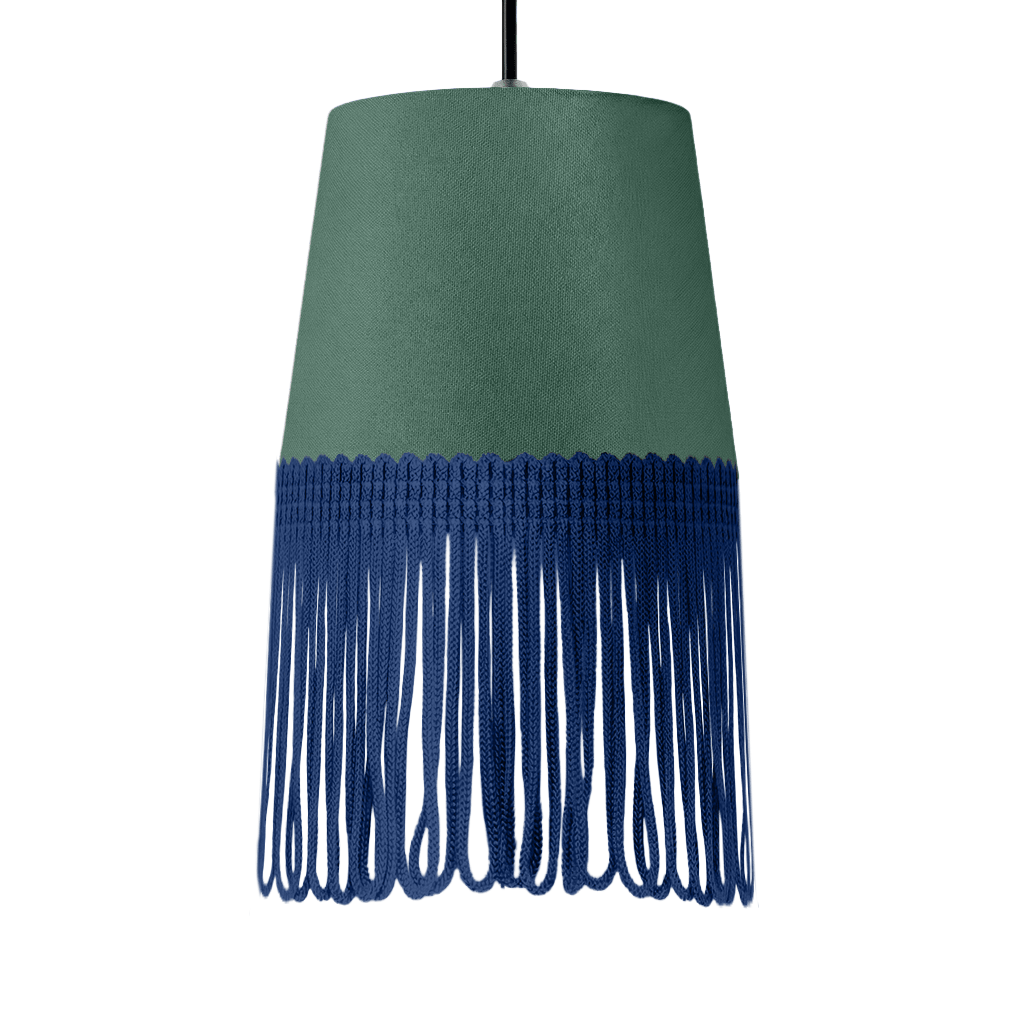 Lampe interiør alcantara skovgrøn - Mørkeblå - KJoF - 5cm - 