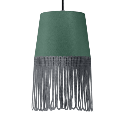 Lampe interiør alcantara skovgrøn - Mørkegrå - KJoF - 5cm - 