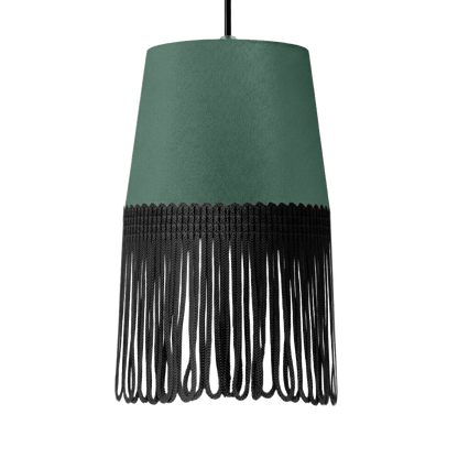 Lampe interiør alcantara skovgrøn - Sort - KJoF - 5cm - 