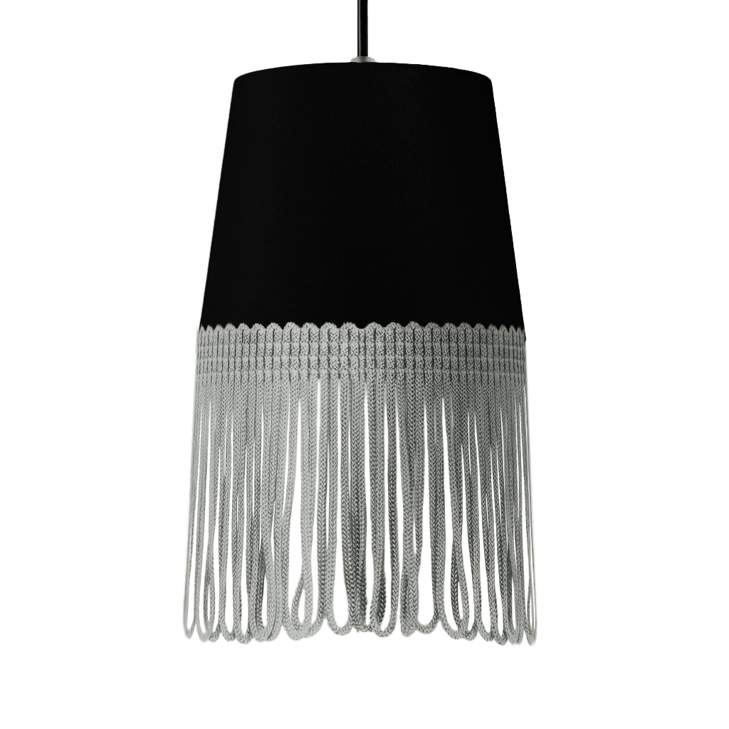 Lampe interiør alcantara sort - Grå - KJoF - 5cm - 