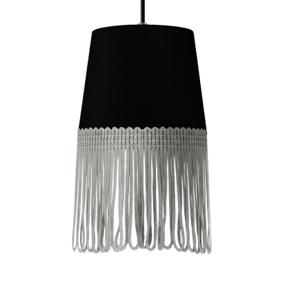 Lampe interiør alcantara sort - Grå - KJoF - 5cm - 