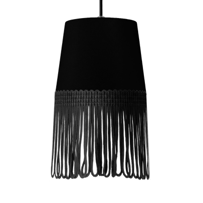 Lampe interiør alcantara sort - Sort - KJoF - 5cm - 
