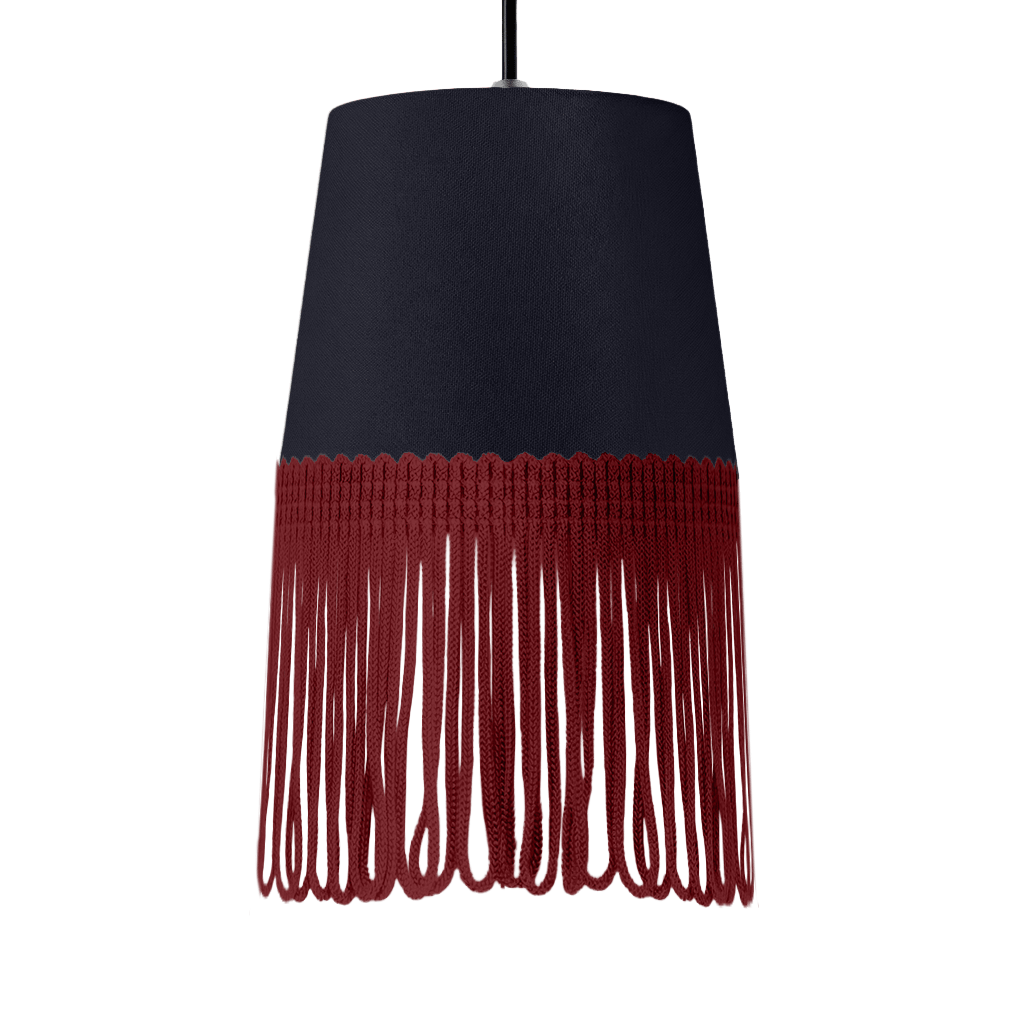 Lampe interiør alcantara stålgrå - Bordeaux - KJoF - 5cm - 