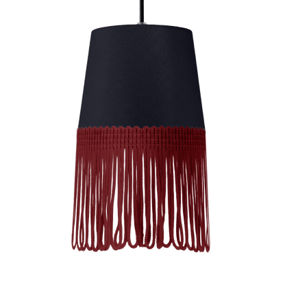 Lampe interiør alcantara stålgrå - Bordeaux - KJoF - 5cm - 