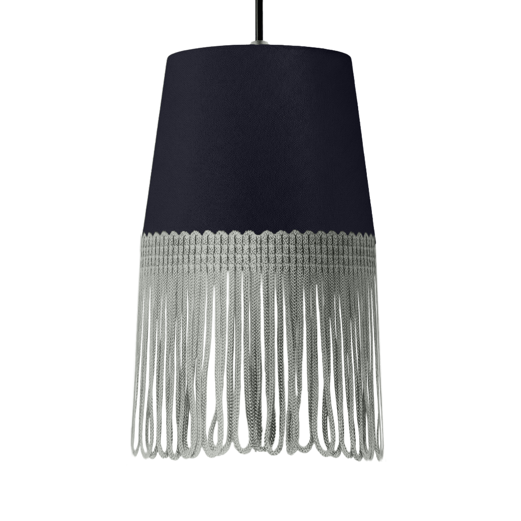 Lampe interiør alcantara stålgrå - Grå - KJoF - 5cm - 