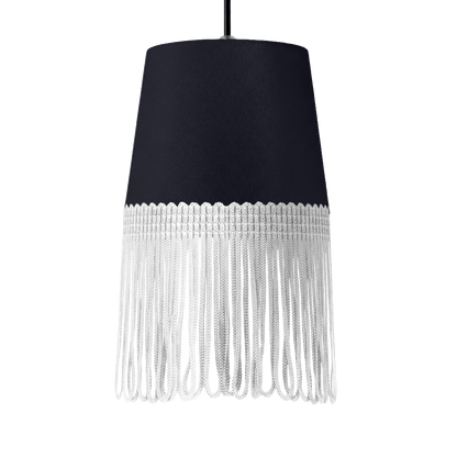 Lampe interiør alcantara stålgrå - Hvid - KJoF - 5cm - 