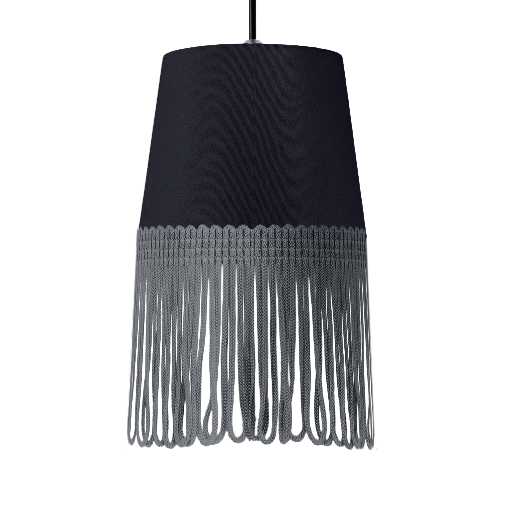 Lampe interiør alcantara stålgrå - Mørkegrå - KJoF - 5cm - 
