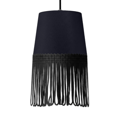 Lampe interiør alcantara stålgrå - Sort - KJoF - 5cm - 