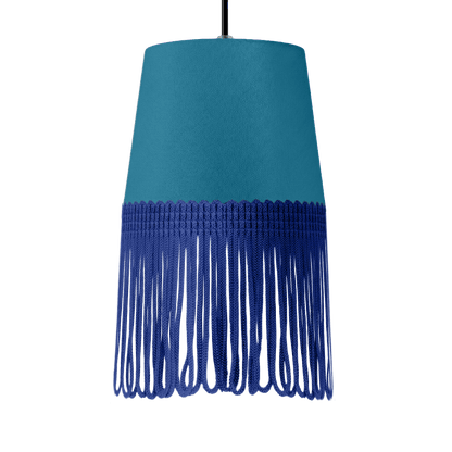 Lampe interiør alcantara tropical blå - Blå - KJoF - 5cm - 