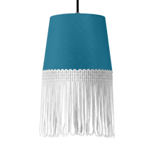 Lampe interiør alcantara tropical blå - Hvid - KJoF - 5cm - 