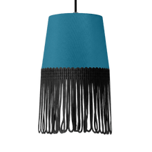 Lampe interiør alcantara tropical blå - Sort - KJoF - 5cm - 