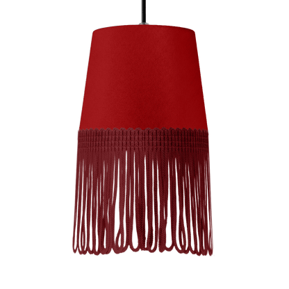 Lampe interiør alcantara vin rød - Bordeaux - KJoF - 5cm - 