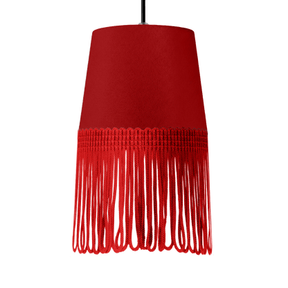 Lampe interiør alcantara vin rød - Rød - KJoF - 5cm - 