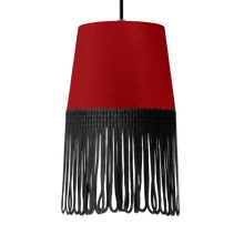 Lampe interiør alcantara vin rød - Sort - KJoF - 5cm - 