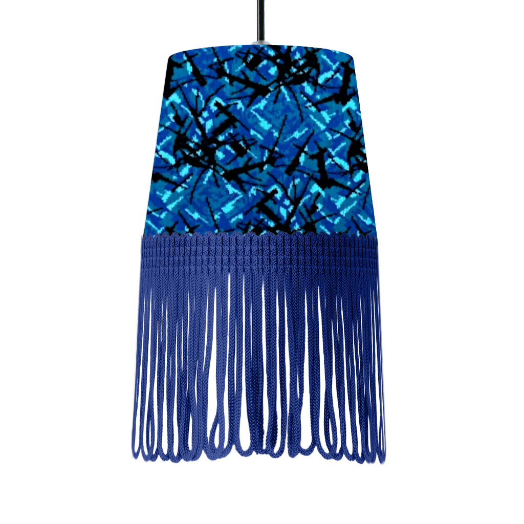 Lampe interiør blå busplys - Blå - KJoF - 5cm - 