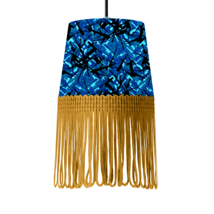 Lampe interiør blå busplys - Guld - KJoF - 5cm - 