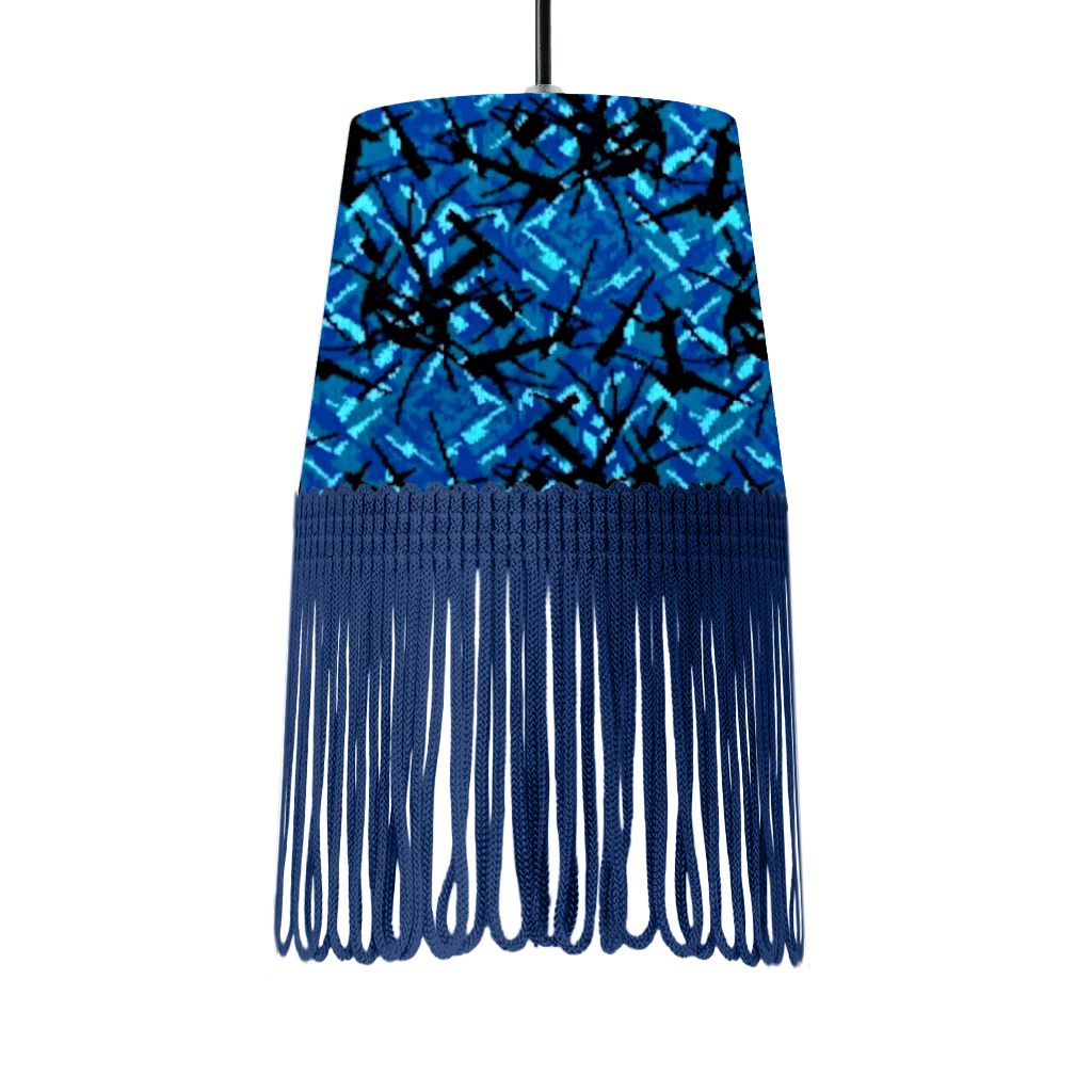 Lampe interiør blå busplys - Mørkeblå - KJoF - 5cm - 