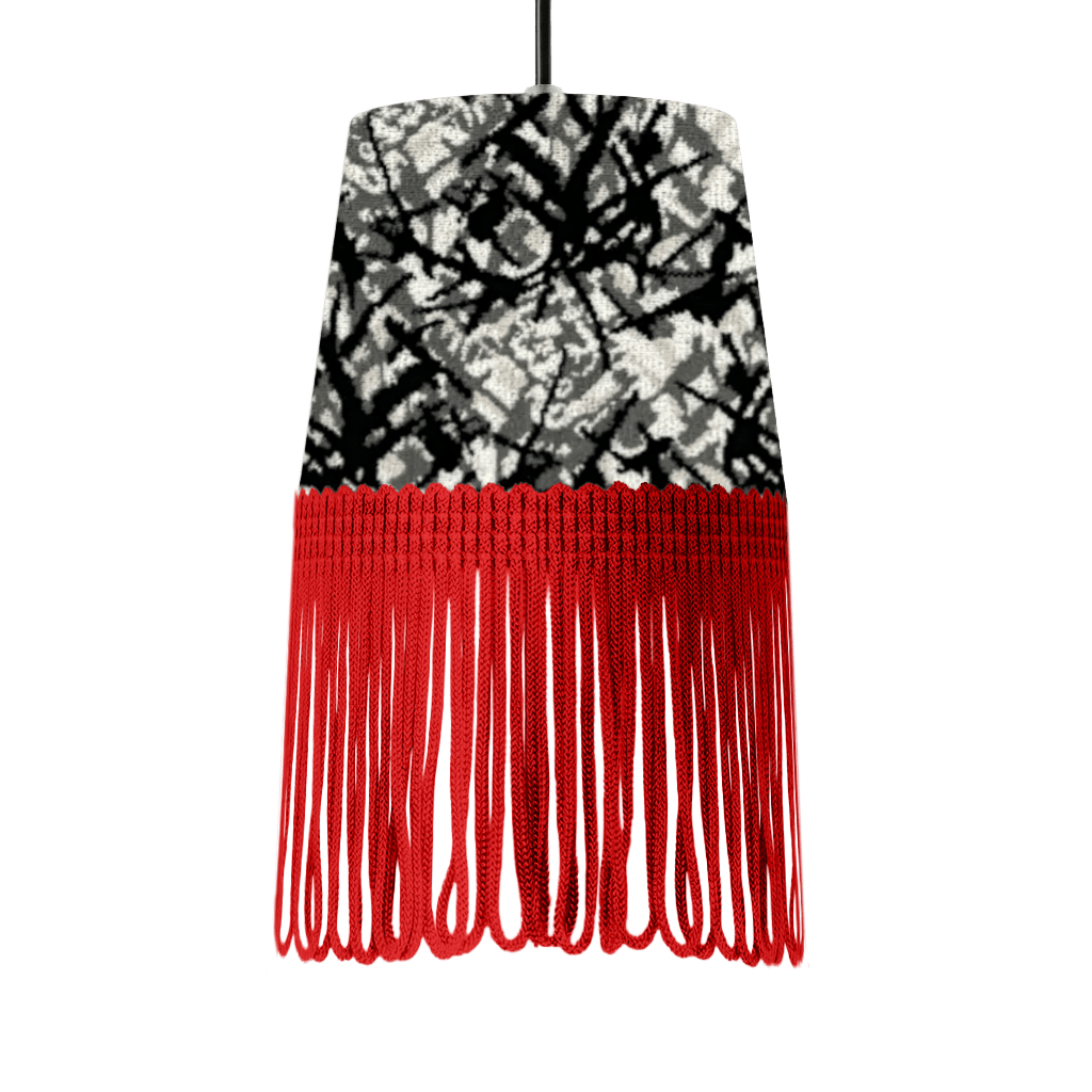 Lampe interiør grå busplys - Rød - KJoF - 5cm - 