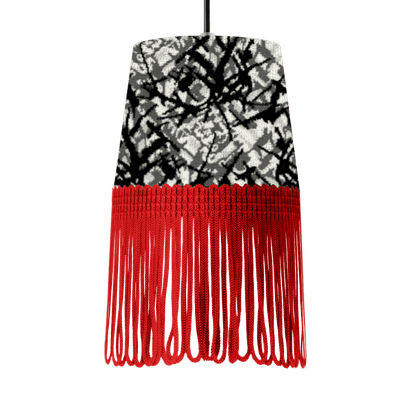 Lampe interiør grå busplys - Rød - KJoF - 5cm - 