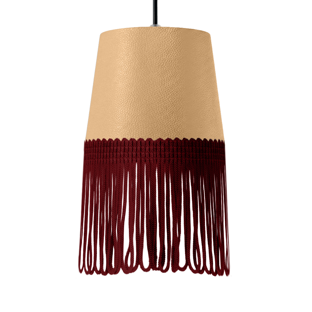 Lampe interiør nappa beige - Bordeaux - KJoF - 5cm - 