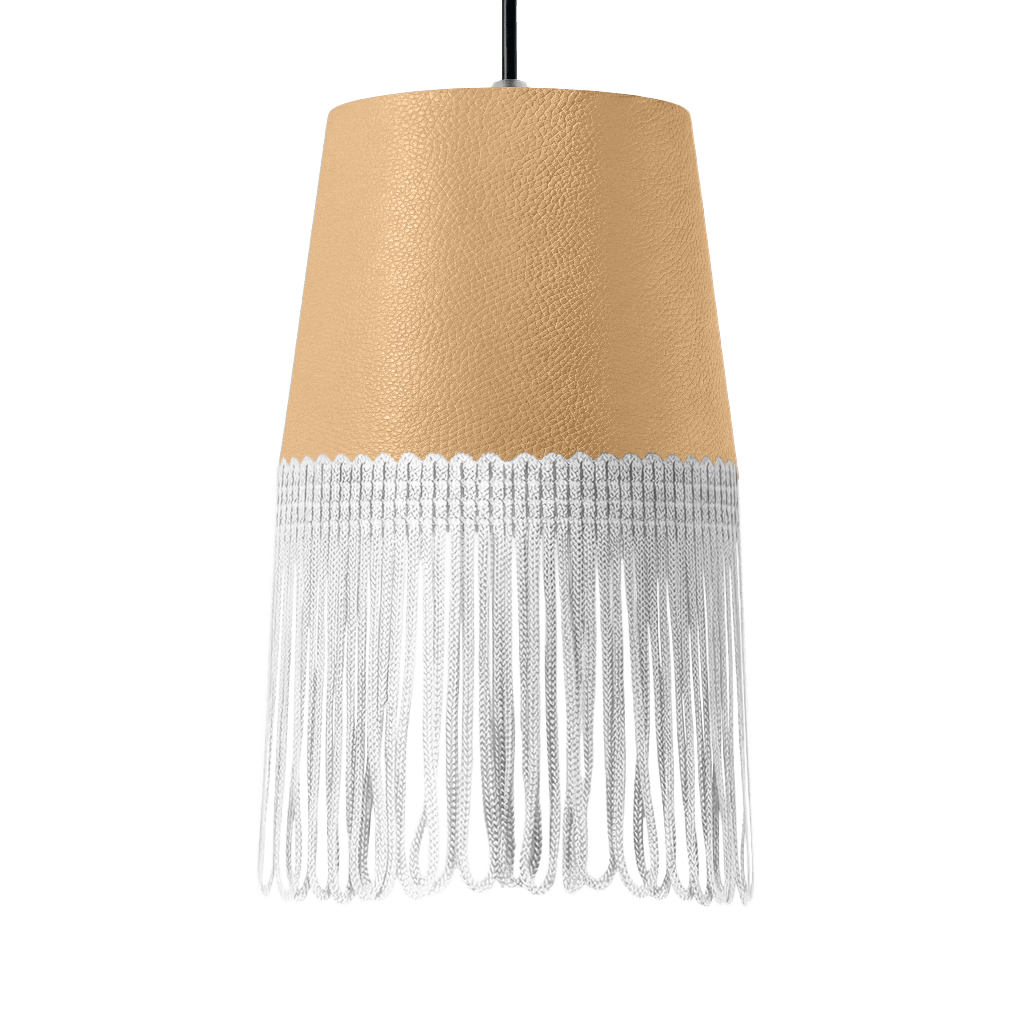 Lampe interiør nappa beige - Hvid - KJoF - 5cm - 