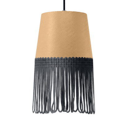 Lampe interiør nappa beige - Mørkegrå - KJoF - 5cm - 