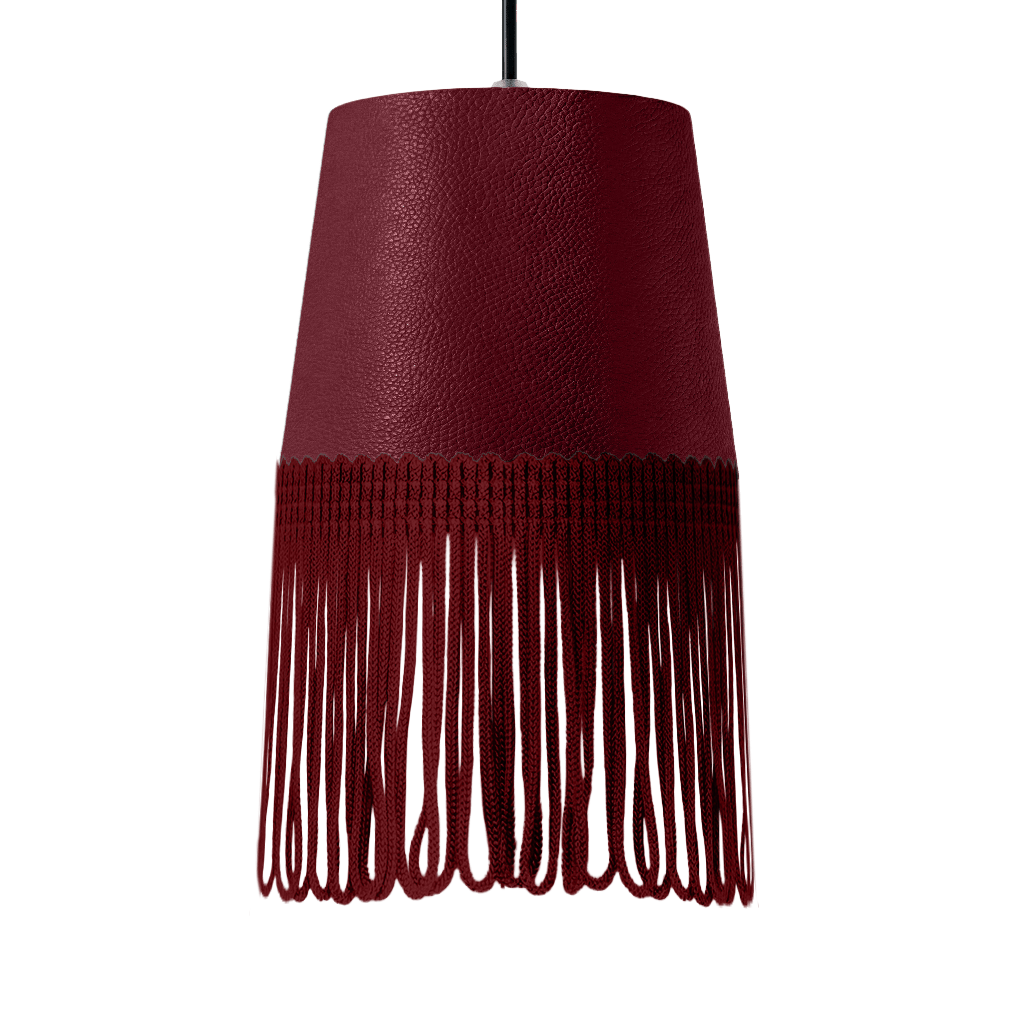 Lampe interiør nappa bordeaux - Bordeaux - KJoF - 5cm - 