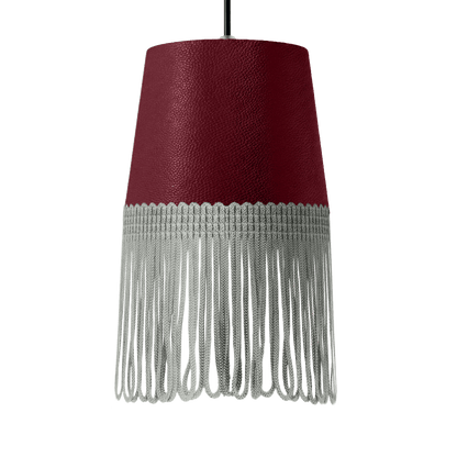 Lampe interiør nappa bordeaux - Grå - KJoF - 5cm - 