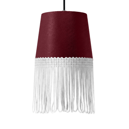 Lampe interiør nappa bordeaux - Hvid - KJoF - 5cm - 