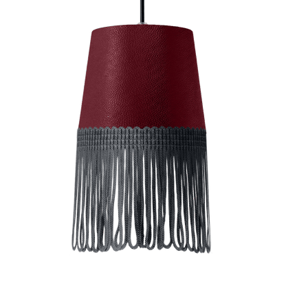 Lampe interiør nappa bordeaux - Mørkegrå - KJoF - 5cm - 