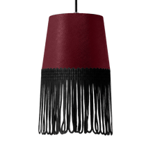 Lampe interiør nappa bordeaux - Sort - KJoF - 5cm - 