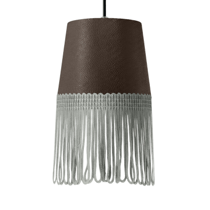 Lampe interiør nappa brun - Grå - KJoF - 5cm - 