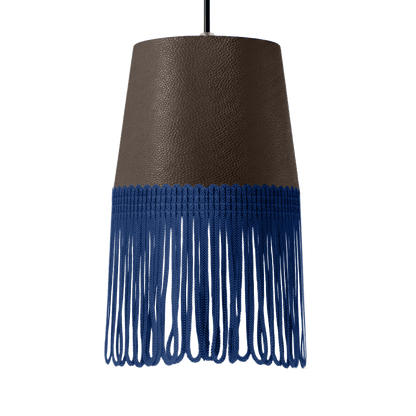 Lampe interiør nappa brun - Mørkeblå - KJoF - 5cm - 