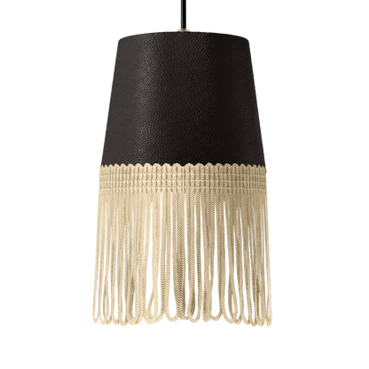 Lampe interiør nappa chokoladebrun - Beige - KJoF - 5cm - 