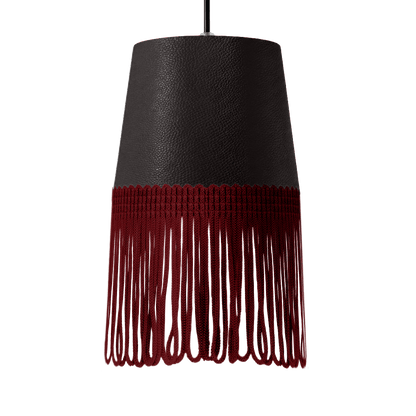 Lampe interiør nappa chokoladebrun - Bordeaux - KJoF - 5cm - 