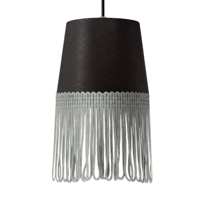 Lampe interiør nappa chokoladebrun - Grå - KJoF - 5cm - 